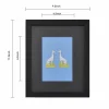 Jonathan Adler x Michaels 5" x 7" Black Diamond Matted Wood Tabletop Frame