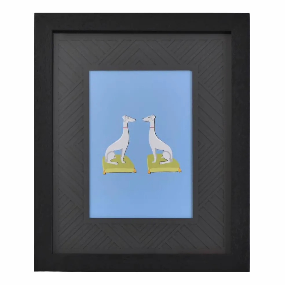 Jonathan Adler x Michaels 5" x 7" Black Diamond Matted Wood Tabletop Frame