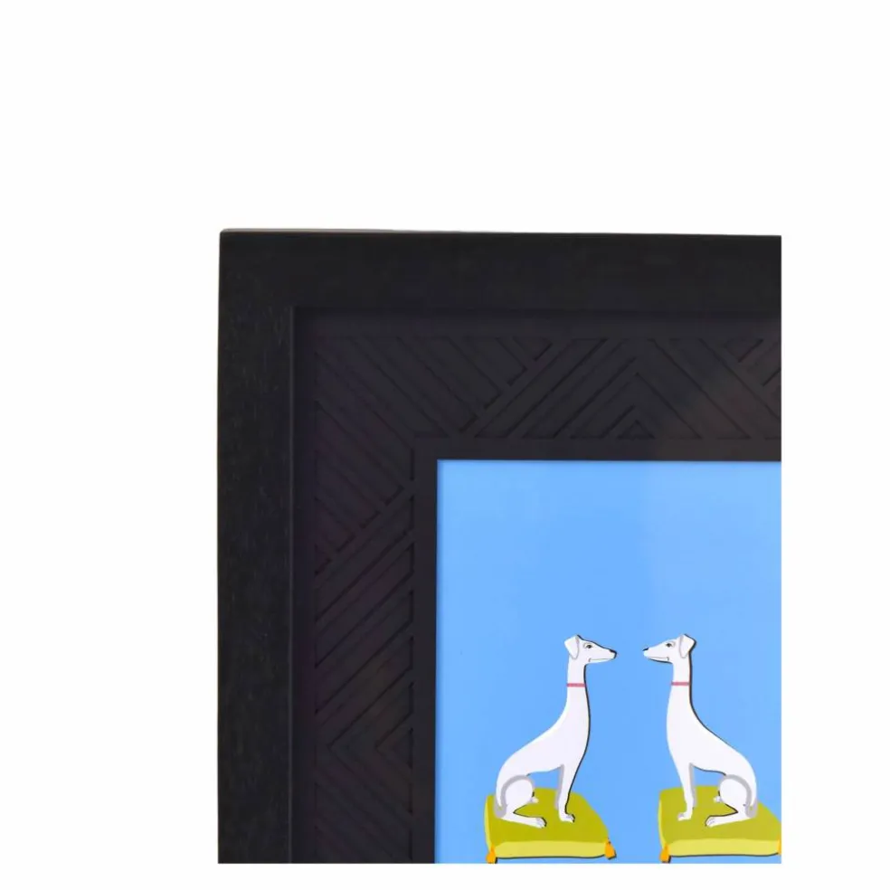 Jonathan Adler x Michaels 5" x 7" Black Diamond Matted Wood Tabletop Frame