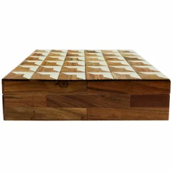 Jonathan Adler x Michaels 9" x 9" Brown & White Storage Box