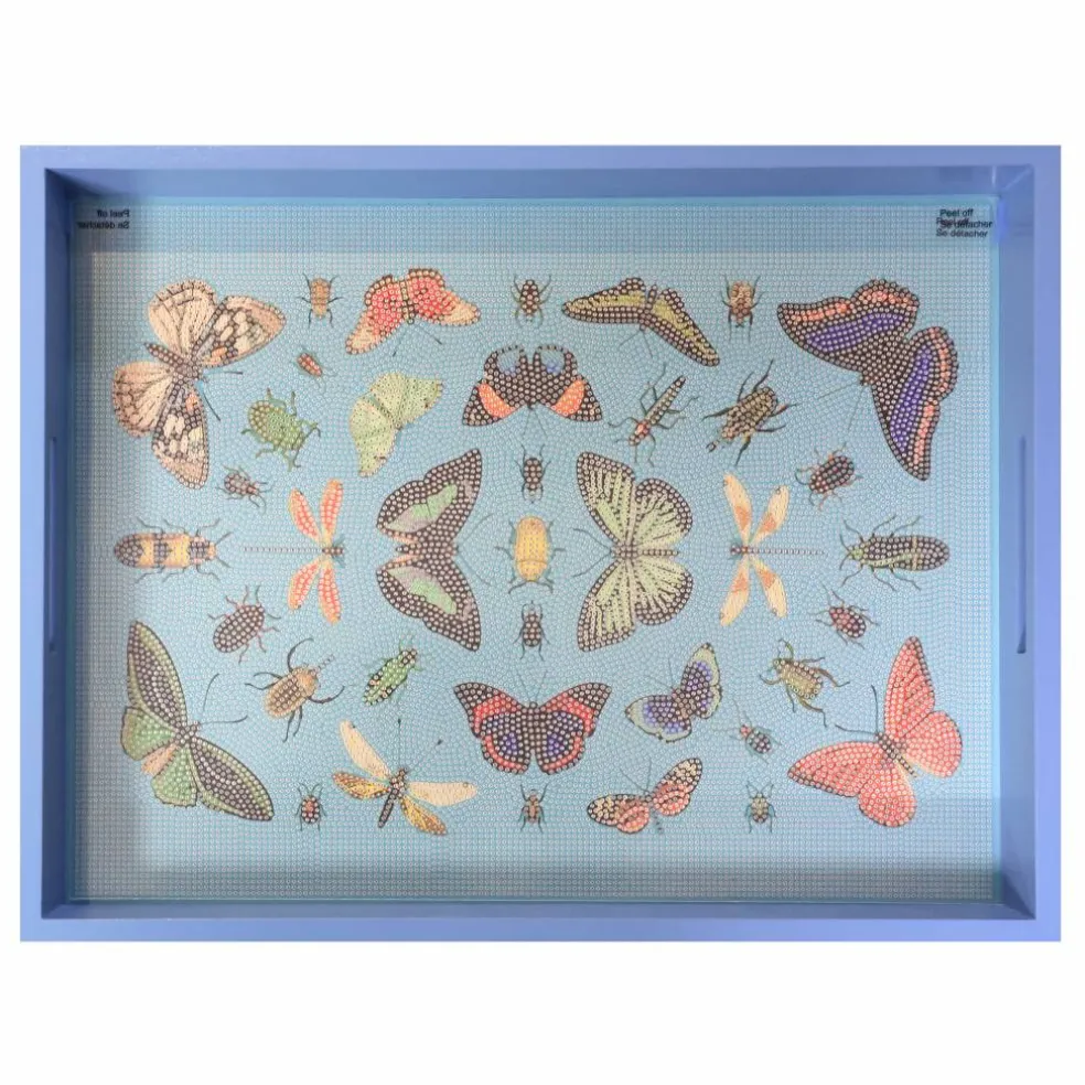 Jonathan Adler x Michaels 14" x 18" Butterfly Diamond Art Tray Kit