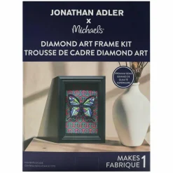 Jonathan Adler x Michaels 4" x 6" Butterfly Diamond Art Frame Kit