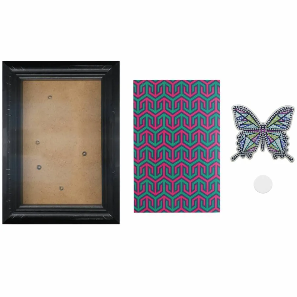 Jonathan Adler x Michaels 4" x 6" Butterfly Diamond Art Frame Kit