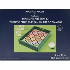 Jonathan Adler x Michaels 10" x 14" Diamond Pattern Diamond Art Tray Kit