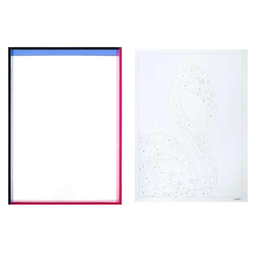 Jonathan Adler x Michaels 5" x 7" Flamingo Paint-By-Number Acrylic Surface Kit