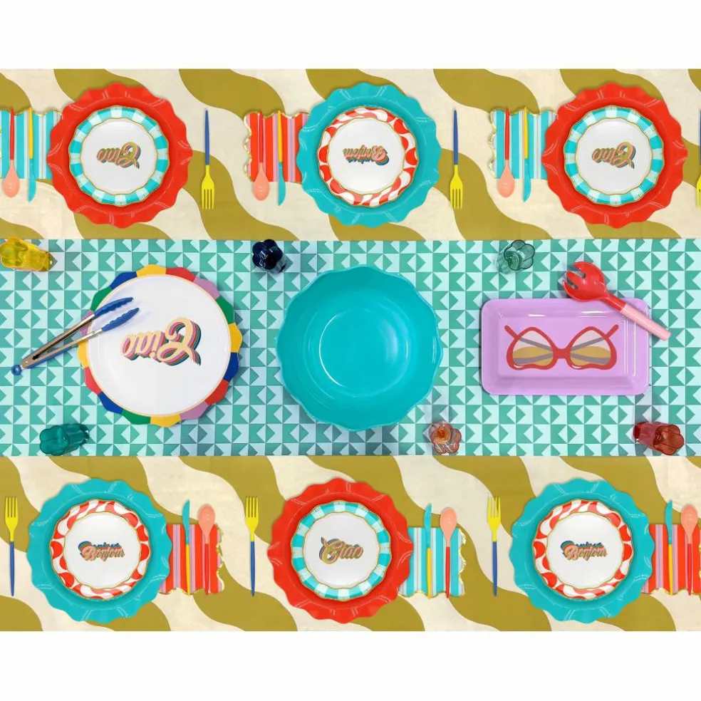 Jonathan Adler x Michaels 20" x 20ft. Teal Paper Table Runner