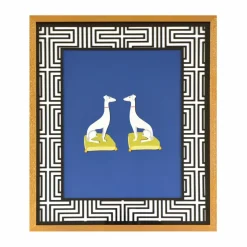 Jonathan Adler x Michaels 14" x 18" Gold Greek Key Matted Wood Wall Frame