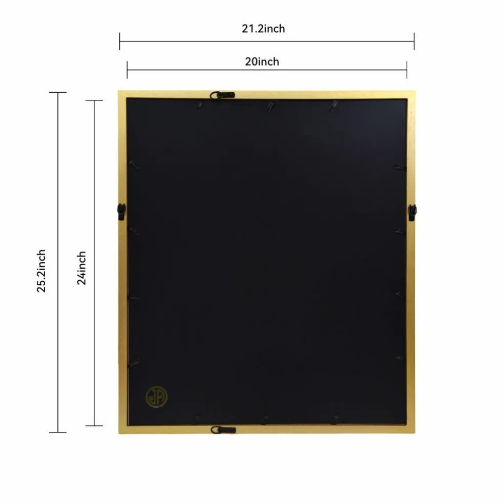 Jonathan Adler x Michaels 14" x 18" Gold Greek Key Matted Wood Wall Frame