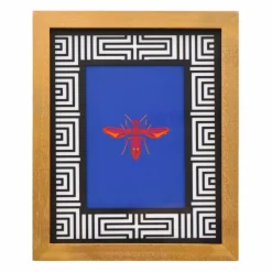 Jonathan Adler x Michaels 5" x 7" Gold Greek Key Matted Wood Tabletop Frame