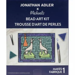 Jonathan Adler x Michaels 8" x 10" Greyhound Dog Pair Bead Art Kit
