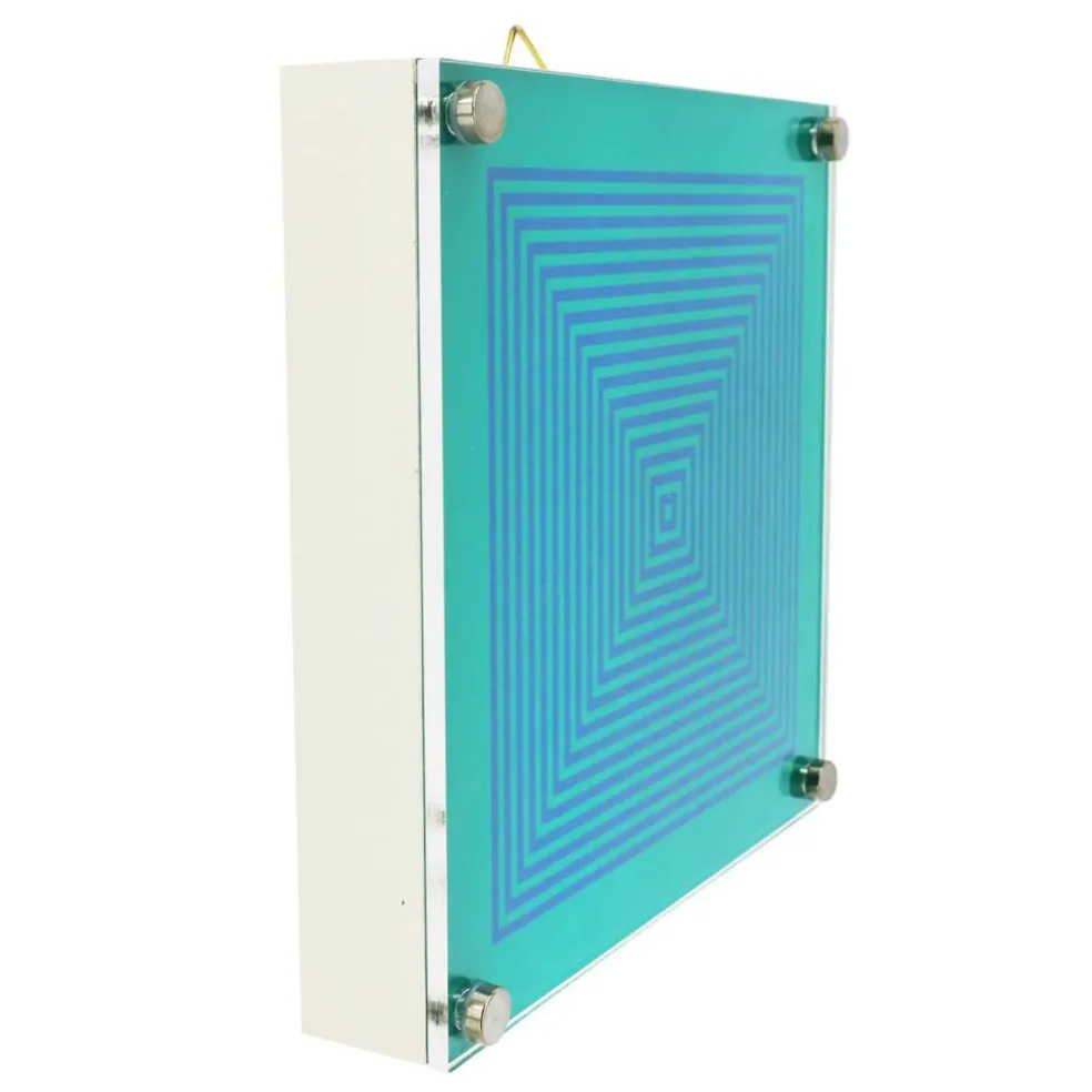 Jonathan Adler x Michaels 8" x 8" Green & Blue Square Stripe Wall Art