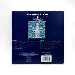 Jonathan Adler x Michaels 11" x 11" Luxembourg Topiary Canvas Painting Kit
