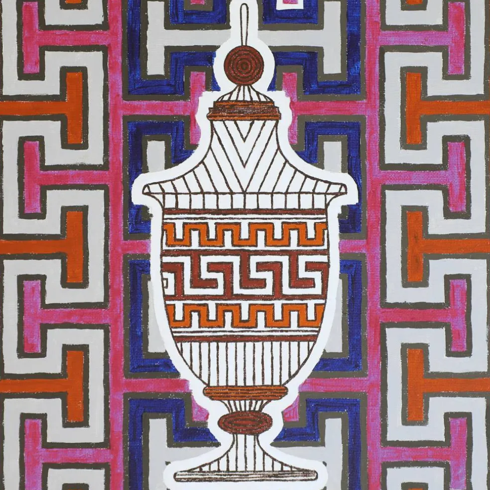 Jonathan Adler x Michaels 11" x 11" Luxembourg Urn Canvas Painting Kit