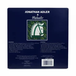 Jonathan Adler x Michaels 11" x 11" Luxembourg Horse Canvas Painting Kit