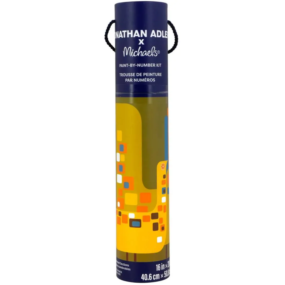 Jonathan Adler x Michaels 16" x 20" Madrid Flames Paint-By-Number Kit