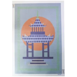 Jonathan Adler x Michaels 24" x 36" Pagoda Diamond Art Kit