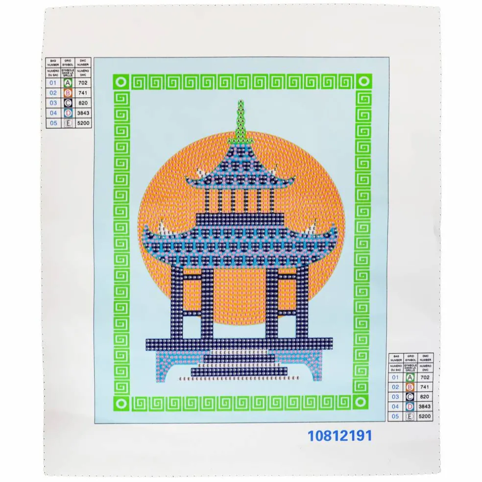 Jonathan Adler x Michaels 8" x 10" Pagoda Diamond Art Kit