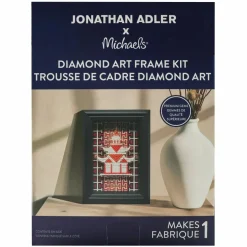 Jonathan Adler x Michaels 4" x 6" Pagoda Diamond Art Frame Kit