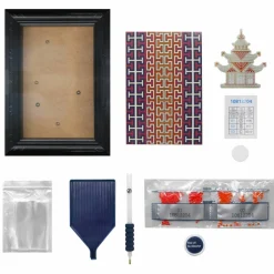 Jonathan Adler x Michaels 4" x 6" Pagoda Diamond Art Frame Kit
