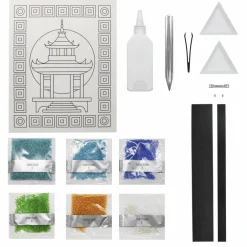 Jonathan Adler x Michaels 8" x 10" Pagoda Bead Art Kit