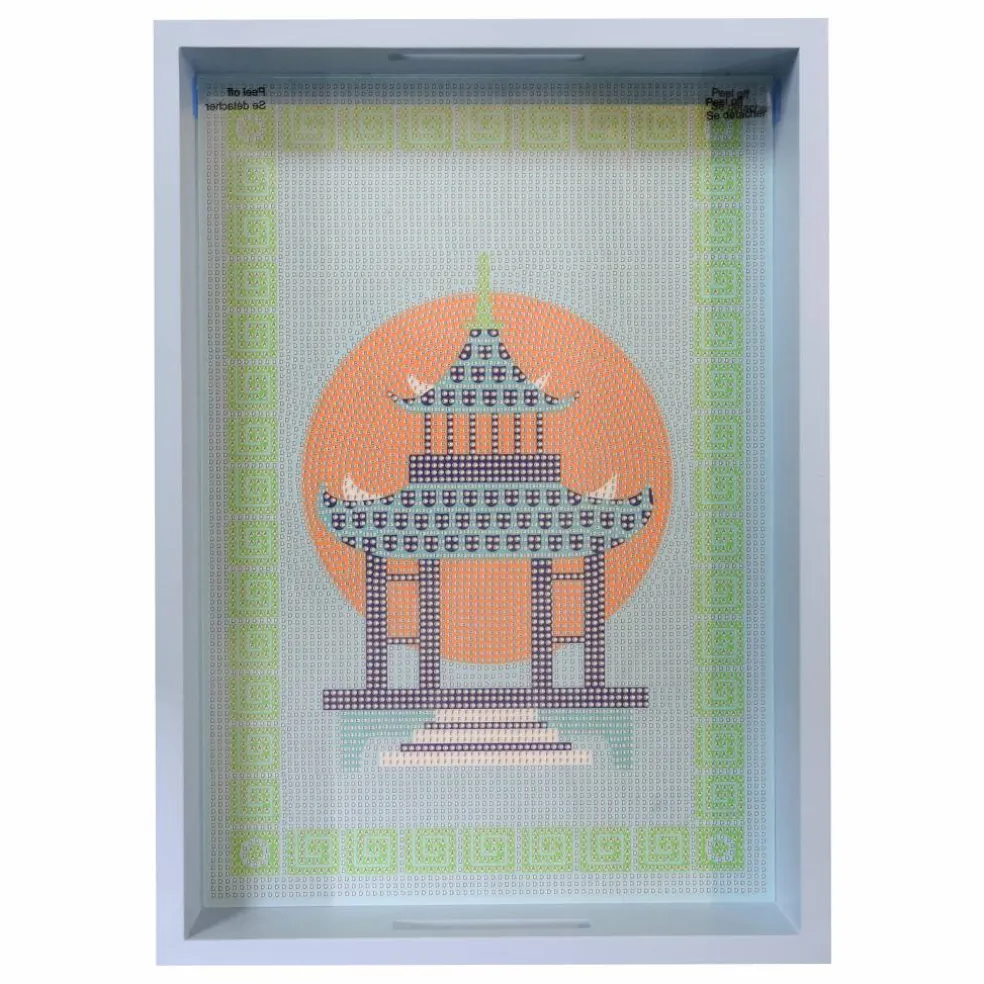 Jonathan Adler x Michaels 10" x 14" Pagoda Diamond Art Tray Kit