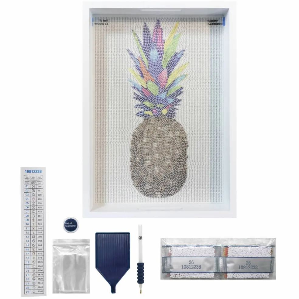 Jonathan Adler x Michaels 10" x 14" Pineapple Diamond Art Tray Kit