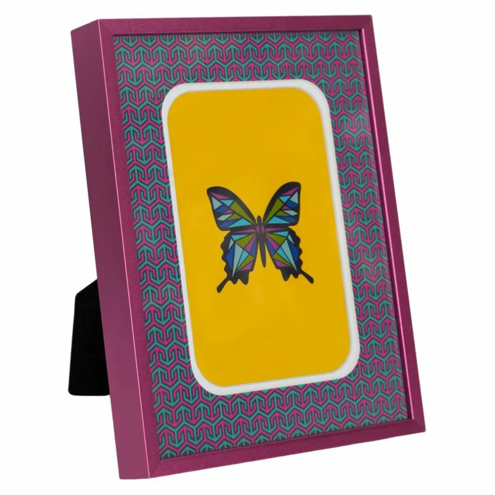 Jonathan Adler x Michaels 4" x 6" Pink Greek Key Matted Metal Tabletop Frame