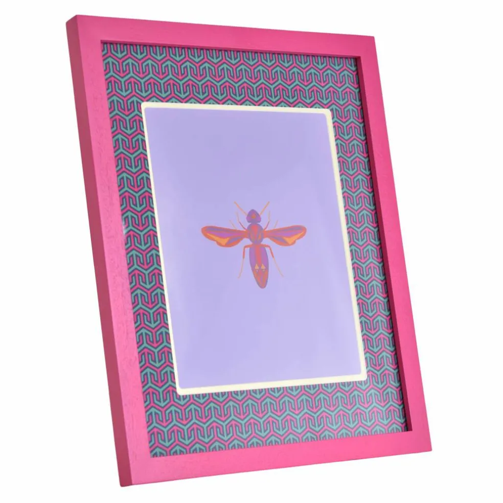 Jonathan Adler x Michaels 8" x 10" Pink Greek Key Matted Wood Wall Frame