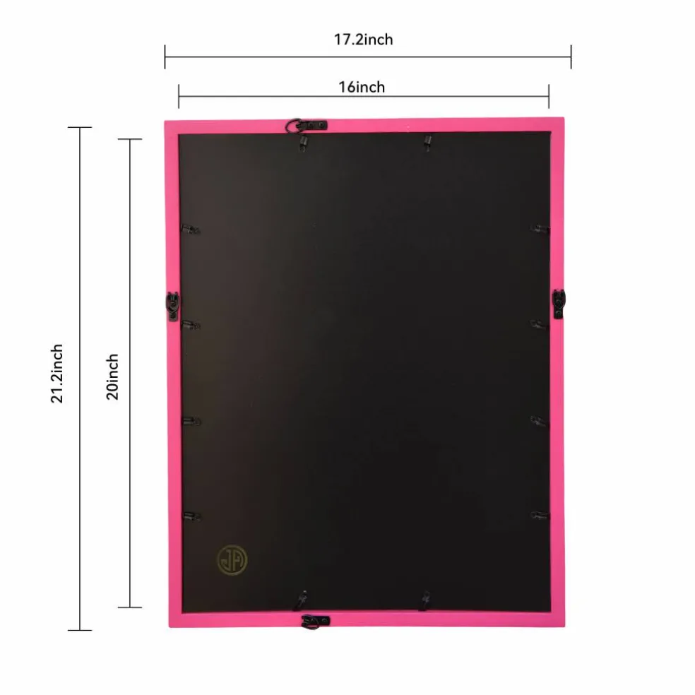 Jonathan Adler x Michaels 11" x 14" Pink Greek Key Matted Wood Wall Frame