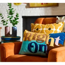Jonathan Adler x Michaels 12" x 20" Right On Pillow