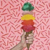 Jonathan Adler x Michaels 11" x 11" Stacked Ice Cream Canvas Painting Kit