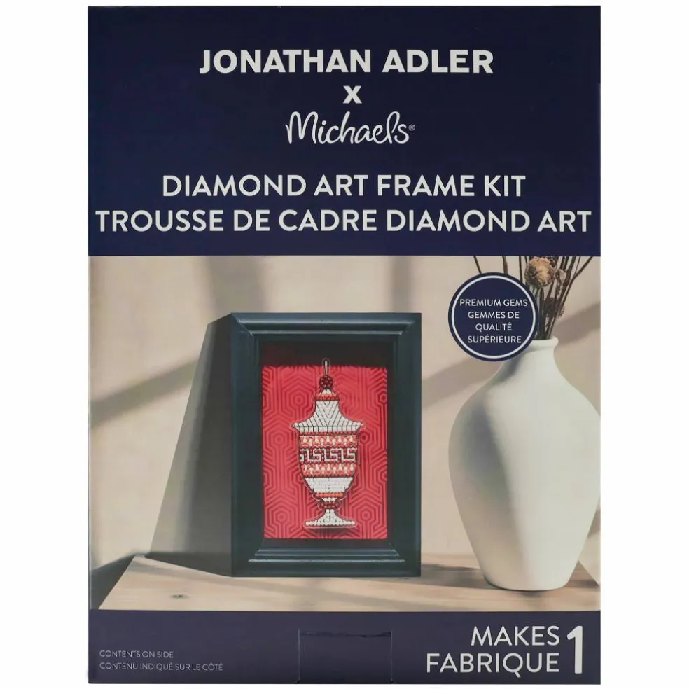 Jonathan Adler x Michaels 4" x 6" Urn Diamond Art Frame Kit