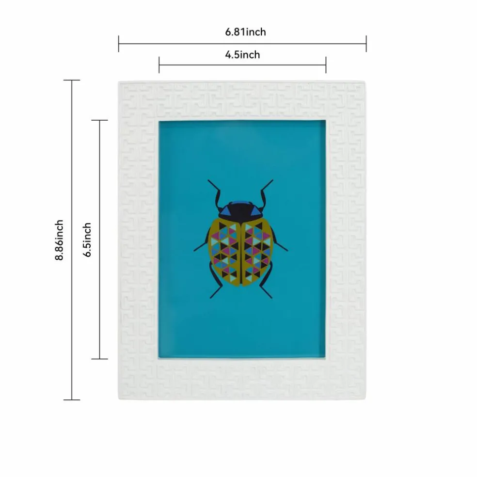 Jonathan Adler x Michaels 5" x 7" White Greek Key Tabletop Frame