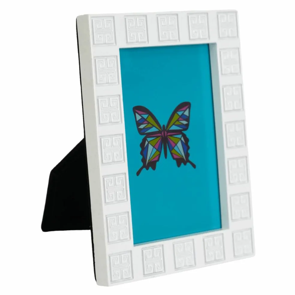 Jonathan Adler x Michaels 4" x 6" White Greek Key Tabletop Frame