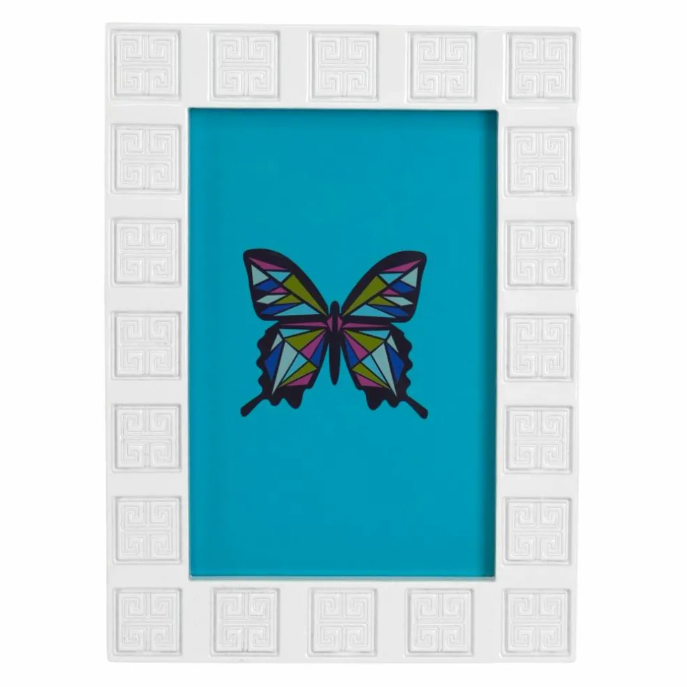 Jonathan Adler x Michaels 4" x 6" White Greek Key Tabletop Frame