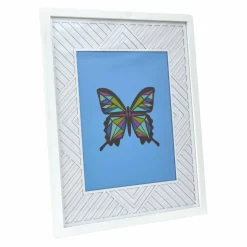 Jonathan Adler x Michaels 11" x 14" White Diamond Matted Wood Wall Frame