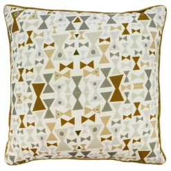 Jonathan Adler x Michaels 18" Yellow & Brown Embroidered Pillow