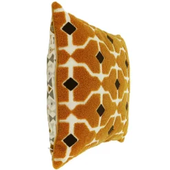 Jonathan Adler x Michaels 18" Yellow & Brown Embroidered Pillow