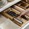 Joseph Joseph DrawerStore Bamboo 2-tier Knife Organizer