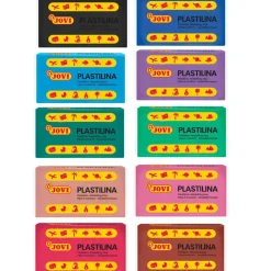 JOVI Plastilina Pastel Modeling Clay 30 Bar Box