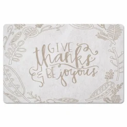 Joyful Thanks Floor Mat