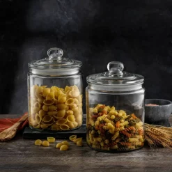 JoyJolt® 67oz. Airtight Glass Cookie Jar Set