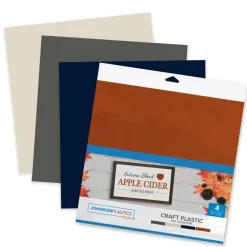 JPPlus Craft Plastic Plastic Craft Sheets for Laser Cutter, & Engraver Use- 4 Pack