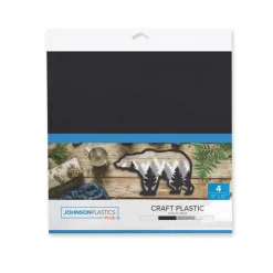 JPPlus Craft Plastic Plastic Craft Sheets for Laser Cutter, & Engraver Use- 4 Pack