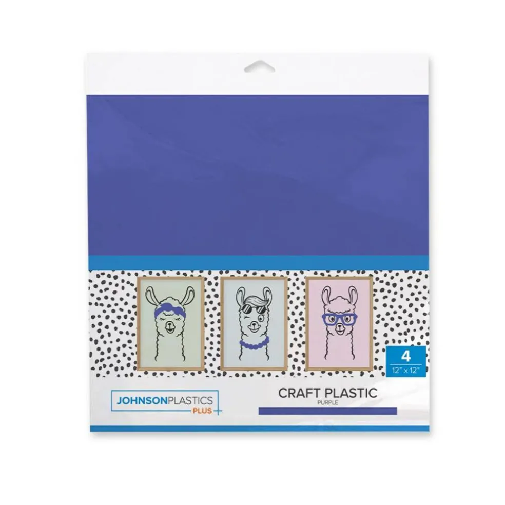 JPPlus Craft Plastic Plastic Craft Sheets for Laser Cutter, & Engraver Use- 4 Pack
