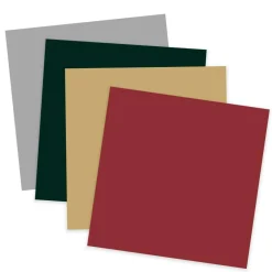 JPPlus Craft Plastic Plastic Craft Sheets for Cricut, Laser Cutter, & Engraver Use- Holiday, 4 Pack