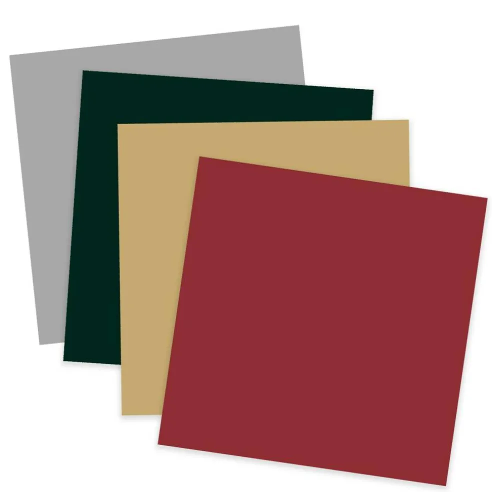 JPPlus Craft Plastic Plastic Craft Sheets for Cricut, Laser Cutter, & Engraver Use- Holiday, 4 Pack