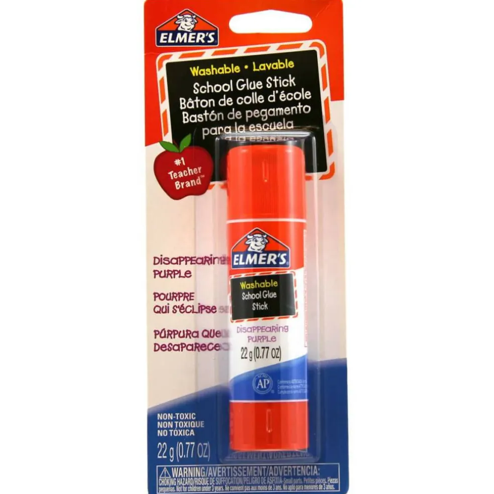 Jumbo Elmer's® Disappearing Purple School Glue Stick