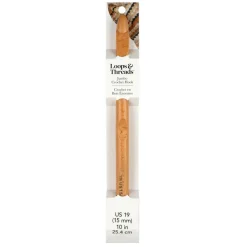Jumbo Wood Crochet Hook by Loops & Threads®