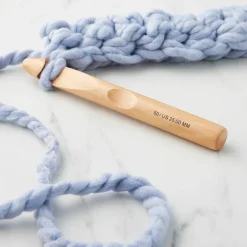 Jumbo Wood Crochet Hook by Loops & Threads®